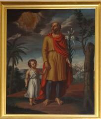 1 vue  - tableau Saint Joseph et l'Enfant Jésus (ouvre la visionneuse)