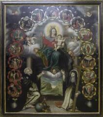 Ouvrir l'image  tableau Vierge remettant le Rosaire
