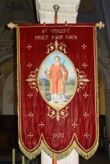 Ouvrir l'image Bannière de procession de saint Vincent