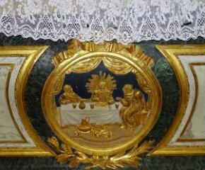 ouvrir dans la visionneuse : Ancien maître-autel, détail