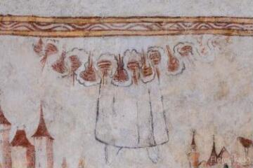 Ouvrir l'image Détail des peintures de la nef