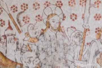 Ouvrir l'image Détail des peintures de la nef