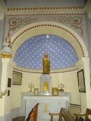 Ouvrir l'image Vue générale de la chapelle de la Vierge