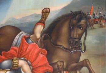 ouvrir dans la visionneuse : Détail du tableau de Saint Paul sur le chemin de Damas