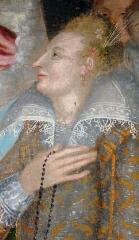Ouvrir l'image Tableau Vierge du Rosaire (détail)