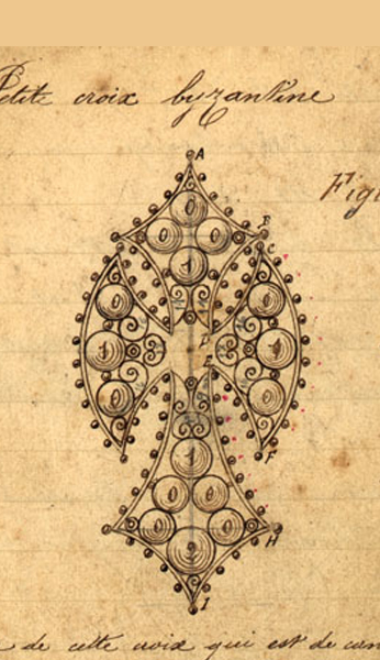 schema croix byzantine