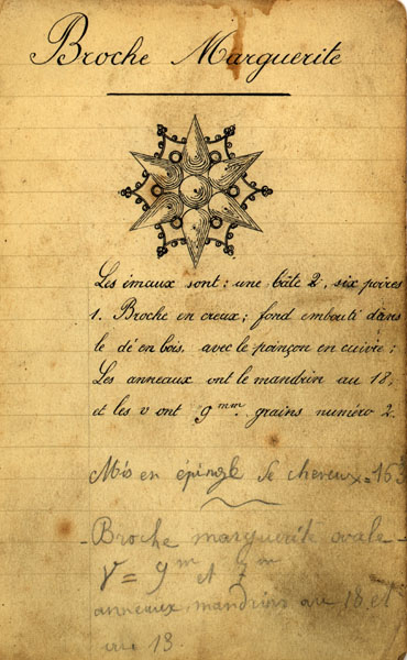 schema broche marguerite